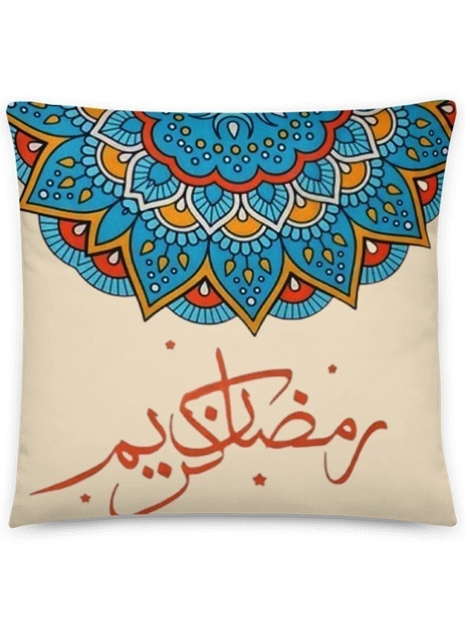 سنوز كوشن رمضان-تصميم رمضان اورينتال 45*45 سم,450 جرام,عبوه قطعه واحده - Image 5